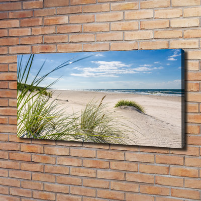 Mrzeżyno Beach - Wrapped Canvas Print