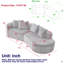 Canapé modulaire surdimensionné et rembourré Modern-593031478-593031476