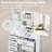 Luquantra White Vanity Desk with Lighted Mirror and LED Light Bulbs, Dressing Table with Cushioned Stool, Drawers and Storage Shelves
