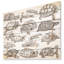 Tortues - impression d'art graphique-34271256-34271257
