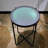 LED Round End Table, Bedside Table