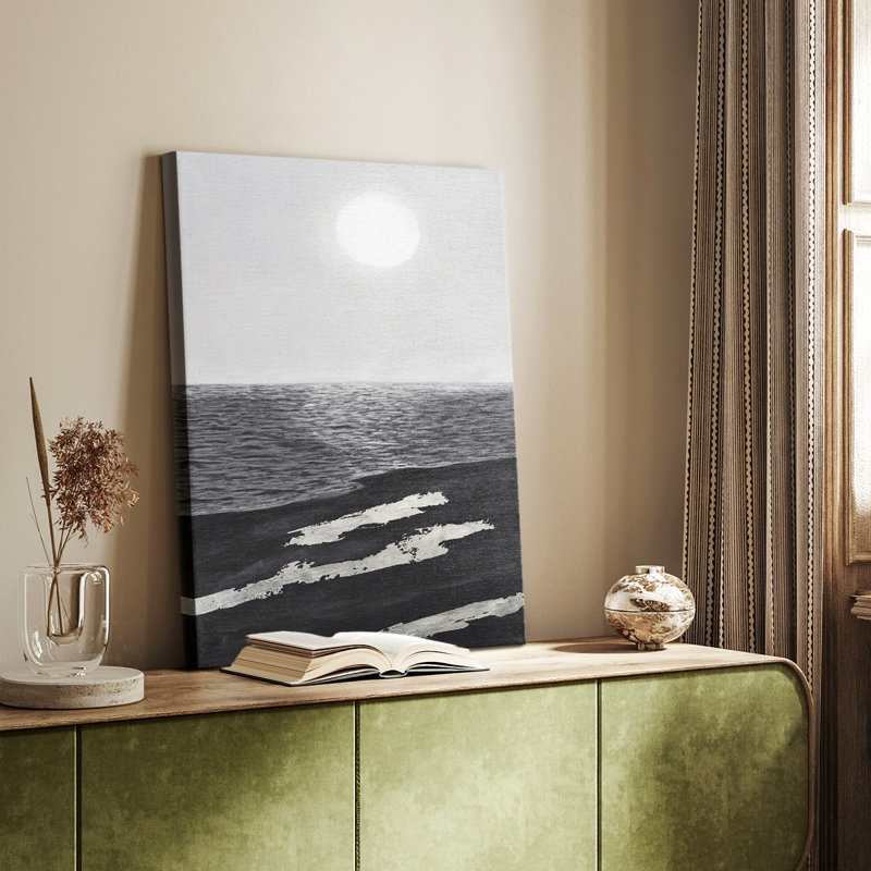 Silver Shoreline I - galerie sur mesure, H 18 po x l 12 po