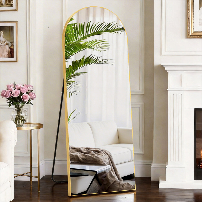 Miroir pleine grandeur, Or, 65 po x 24 po