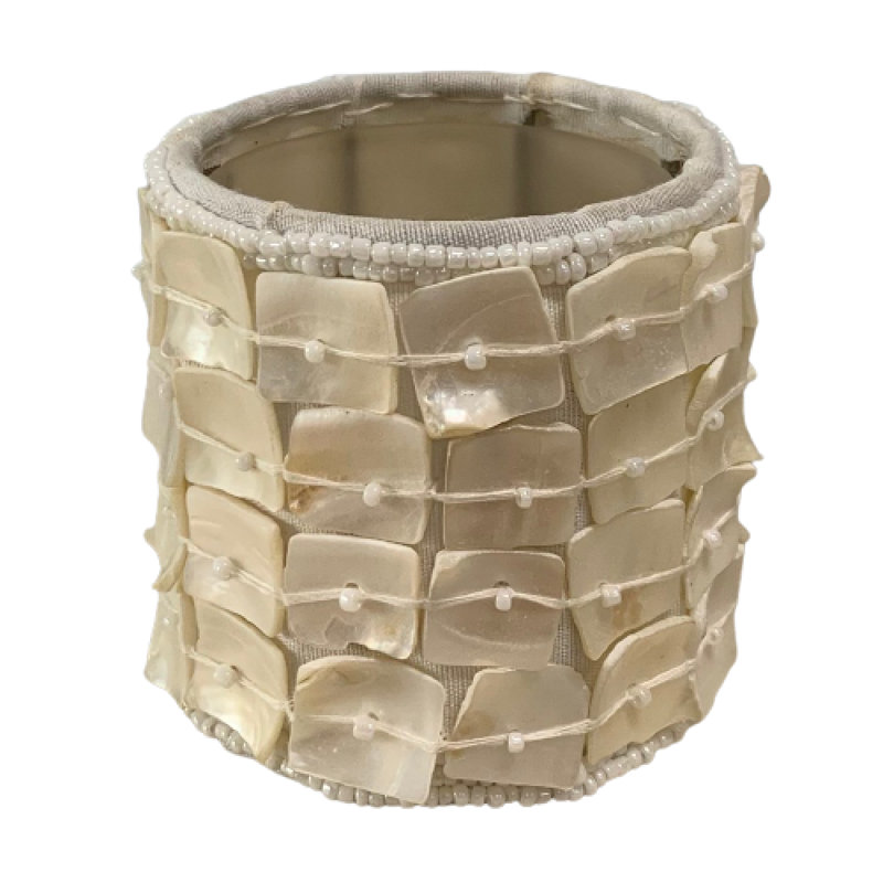Porte-bougie votive en nacre