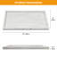 Plateaux de meuble-lavabo en marbre blanc 12 po x 8 po Adolif-129053108