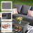 6 Pieces Outdoor Wicker Patio Conversation Set with Reclining Chairs, Ottomans & Furniture Cover-271981674