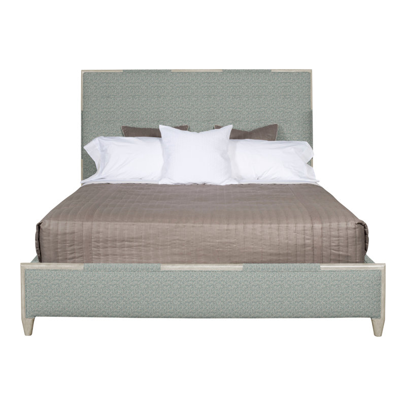 Thom Filicia Home California King Upholstered Panel Bed, Tuck Water, Navajo