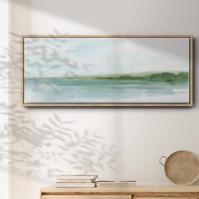 Green Ribbon Coast I - toile encadrée