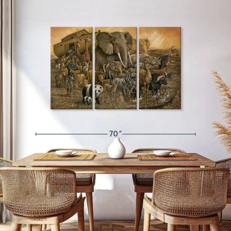 Noah's Ark, 36" H x 57" W