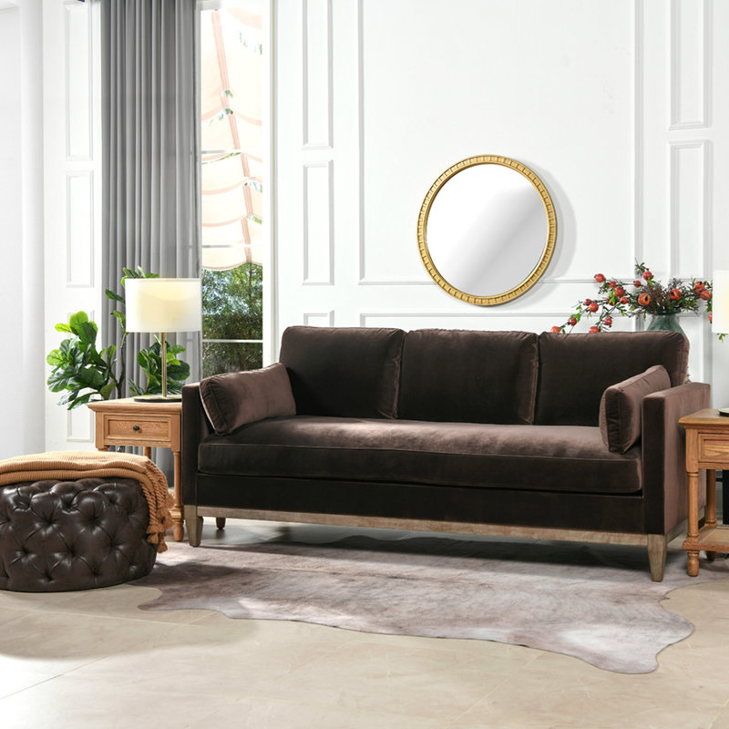 Canapé 84 po Modern Farmhouse, Deep Brown
