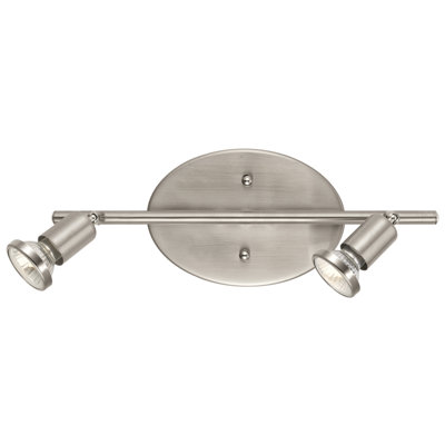 Nichols 14.21 in. 2 -Light Fixed Track Kit with and