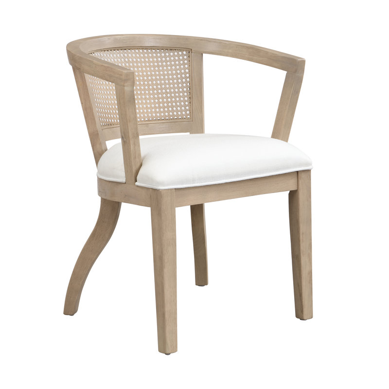 Chaise Ashia, Crème / frêne clair