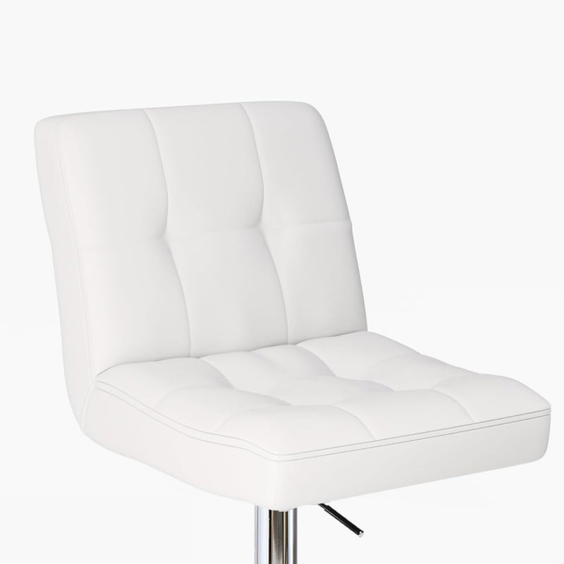 Tabouret de bar Heloisa, Blanc, 2