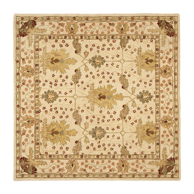 Tingley Hand Tufted Wool Pile Oriental Rug, Rectangle 4' x 6'
