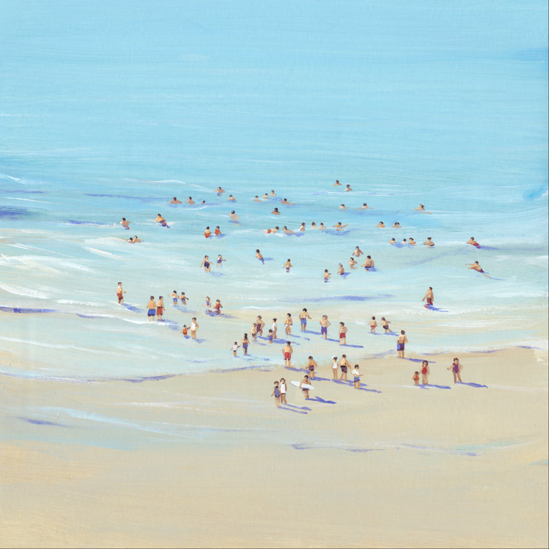 Beach Day I, H 36 po x l 36 po x P 1,25 po