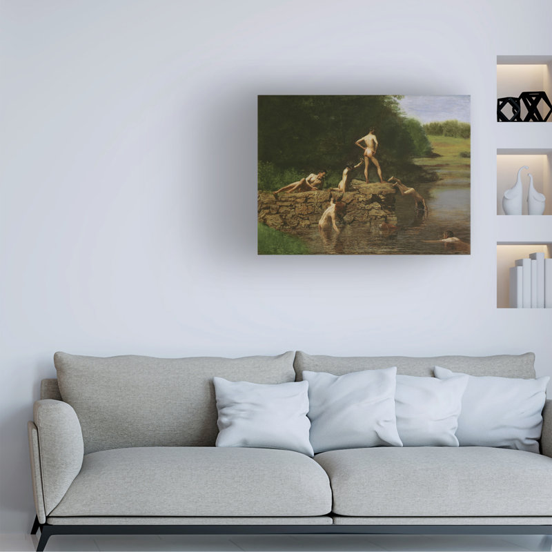 Art sur toile, Thomas Cowperthaiti Eakins, 1885, H 18 po x l 24 po