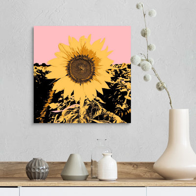Pop Art Sunflower III par Jacob Green - reproduction d'art graphique sur toile