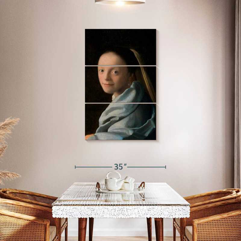 Étude Leisha d'une jeune femme 1665-1667, H 45 po x l 28 po