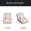Lit rembourré pour chien pour adultes et animaux de compagnie, avec 5 positions ajustables et coussin de massage, canapé de plancher avec 2 coussins moelleux-136119641