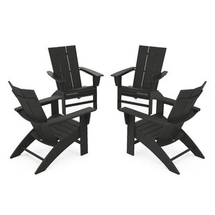 Modern Plastic Adirondack Chair (Set of 4)