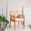 Aurora  Linen Arm Chair in Beige-55927457