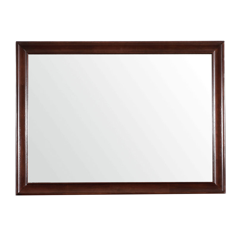 Miroirs rectangulaires pour la maison, cappuccino, Rectangulaire, Brun, 33 po x 45 po