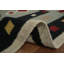 Tapis Bohemian Kilim 5 x 8 avec motifs tribaux multicolores