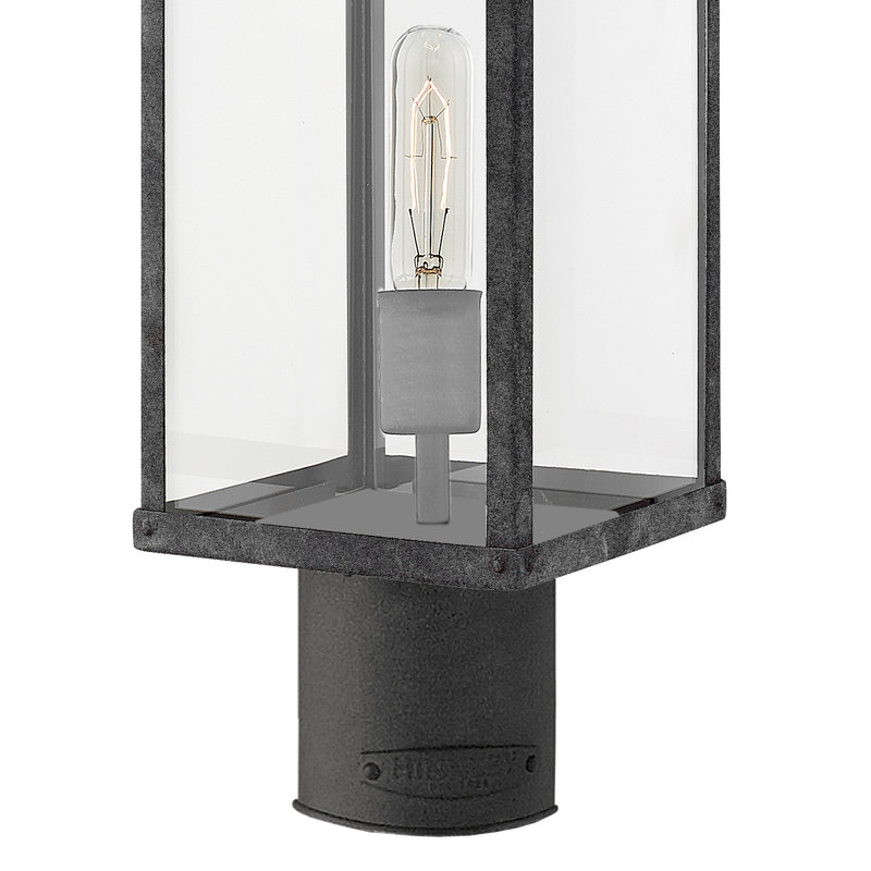 Ivan 1-Light Lantern Head, Aged Zinc