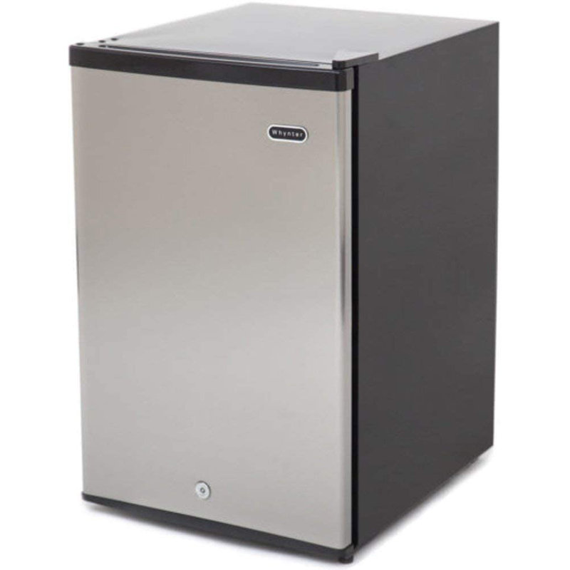 Whynter Energy Star 3.0 Cu. ft. Upright Freezer with Lock, Stainless Steel