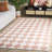Ebony Hand Tufted Wool Pile Checkered Rug-95854615
