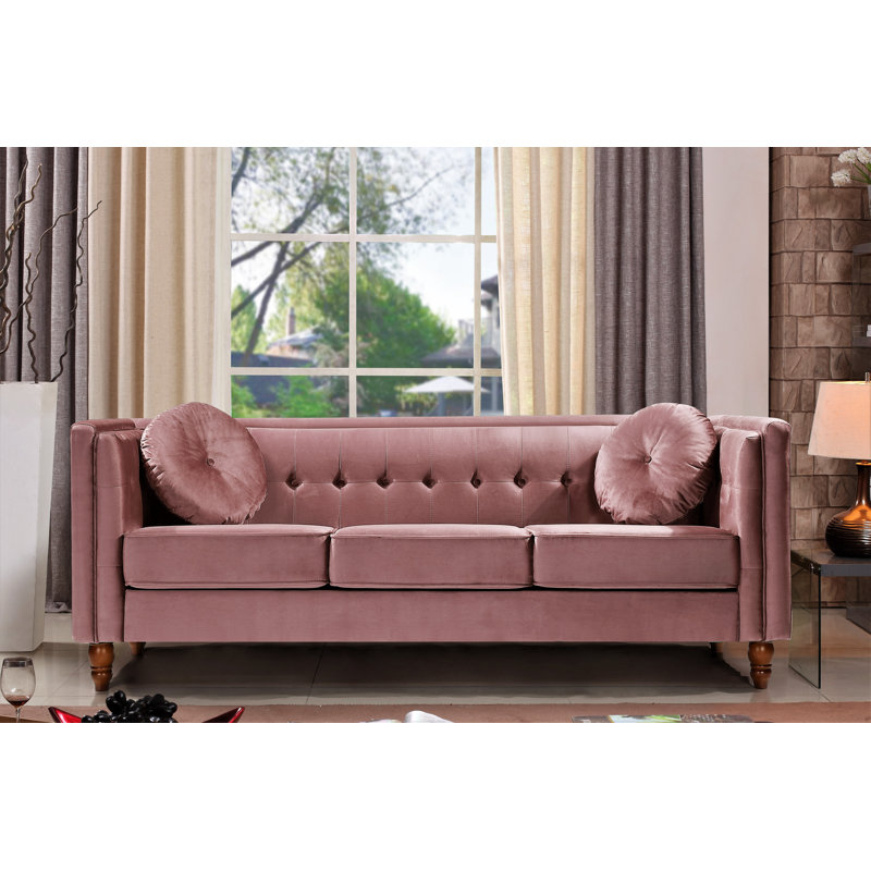 Canapé Chesterfield Evendale, Ros