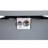 30" Powder-Coated Metal Fire Pit with Smoked Glass Surface