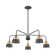 Mansingh 5 - Light Steel Dimmable Dome Chandelier