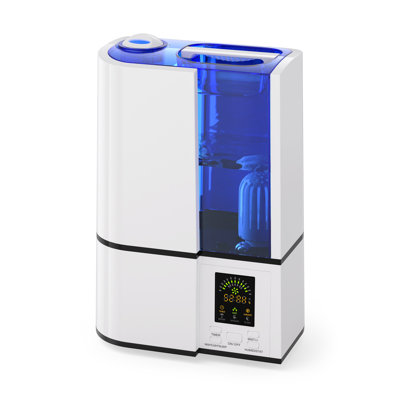 Smart Digital Humidifier With Large Transparent Water Tank Auto Humidity Control Led Display Ultrasonic Cool Mist For Bedroom Home Office