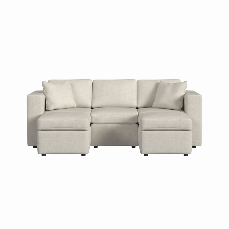 Canapé Lockheart, Polyester beige