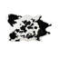 Tapis noir et blanc en imitation de peau de vache Ingham-262460884