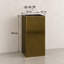 Lavabo sur pied en laiton/noir, 40 cm (L) x 85 cm (H)-121425581-121425584