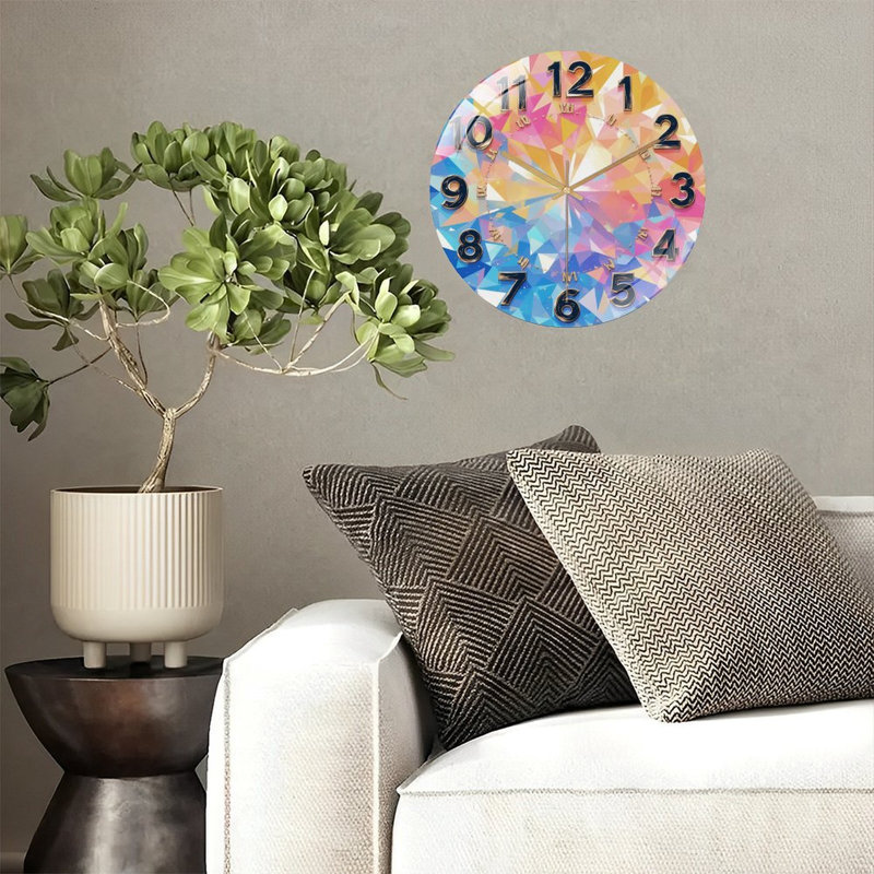 Horloge murale 12 po