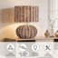 Lampe de table en rotin de 40 cm avec ampoule