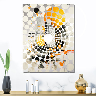 Miroir mural Radiant Geometric Collage II - Abstract Collages MIR131673