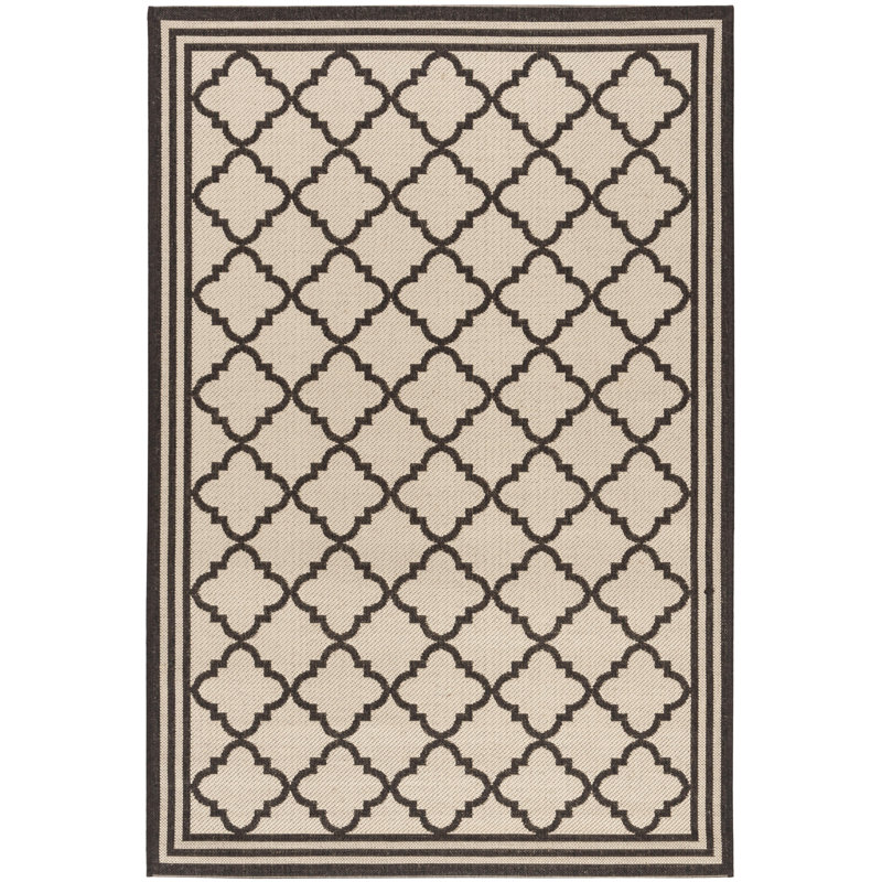 Athey Geometric Indoor / Outdoor Area Rug, Rectangle 122 x 183 cm