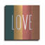 Latitude Rain® «Love Rainbow Retro» par Ann Kelle Designs, art mural en métal-1614483742
