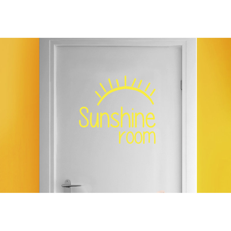 Wall Decal, Bright Yellow