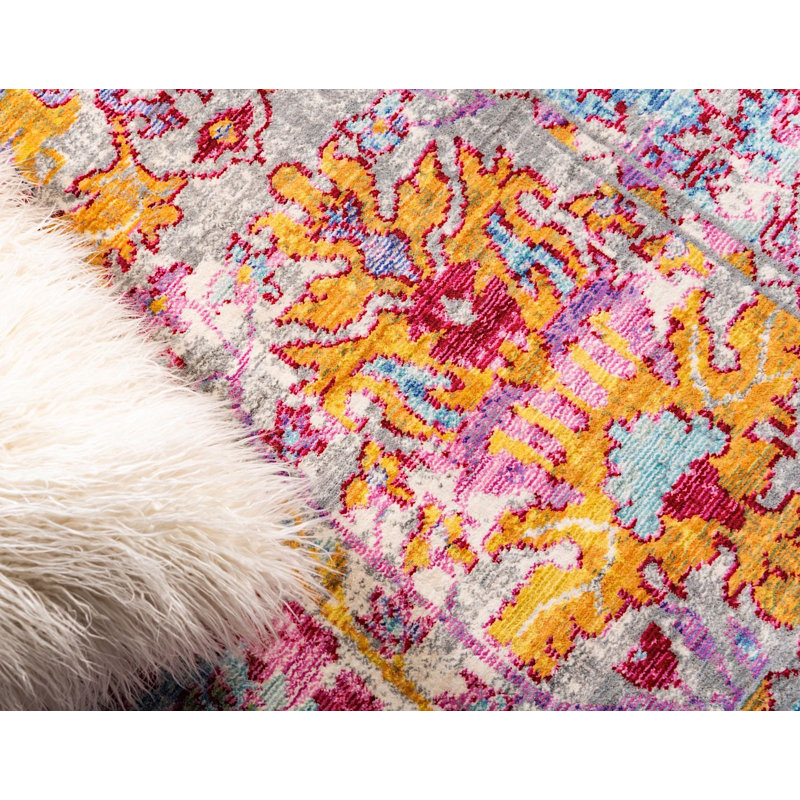 Donminique Geometric Indoor Rug, Rectangle 4' x 6'