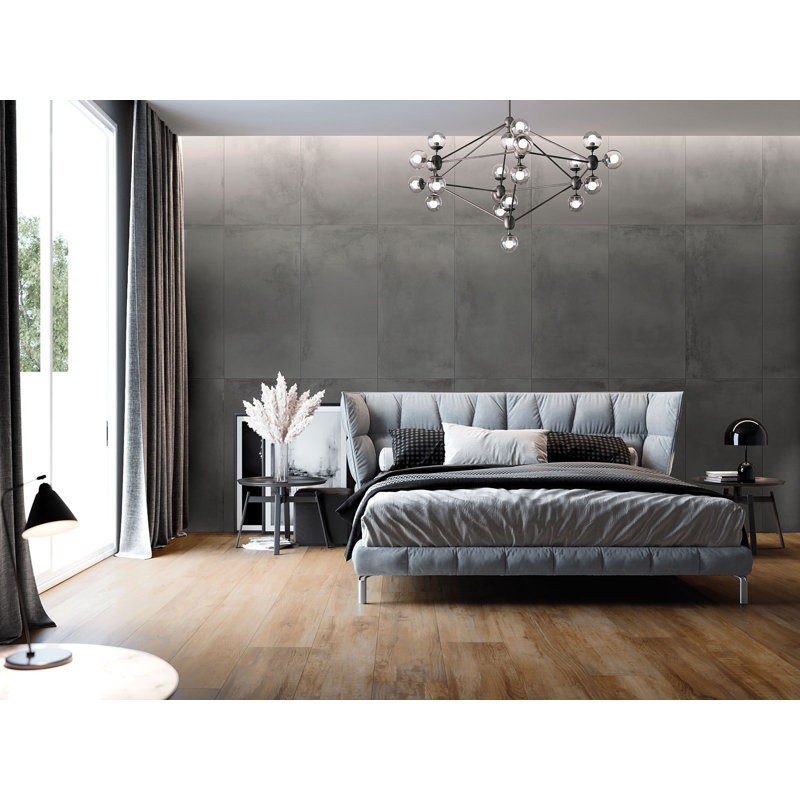 Caementum Albus 24 po x 48 po, Gris