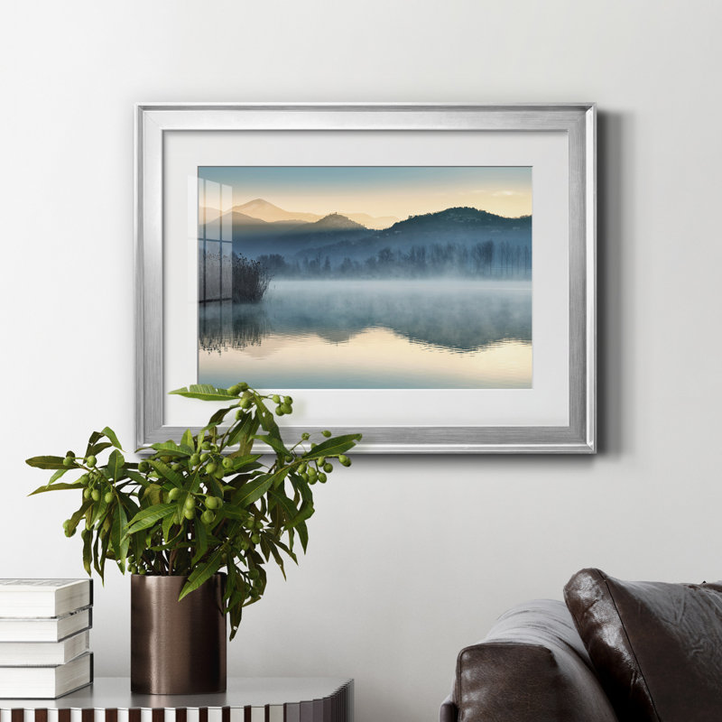 " Quiet Morning ", Silver, 22.5" H x 30.5" W x 1.5" D