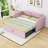 Twin Upholstered Daybed with Pop Up Trundle-2061118804