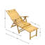 Dimmitt Reclining Bamboo Sun Lounger-601630727