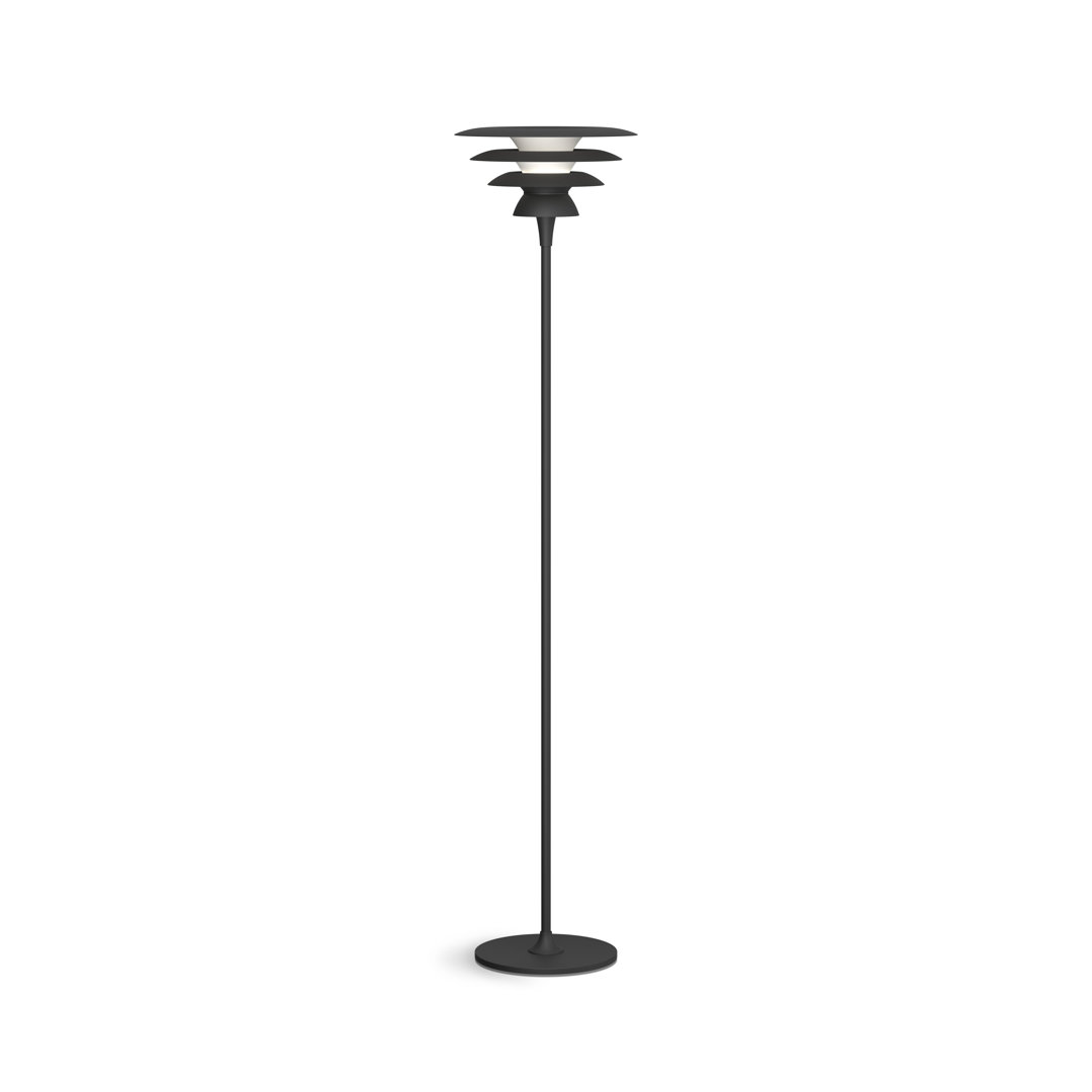 Lampadaire noir Ø30 DaVinci - 