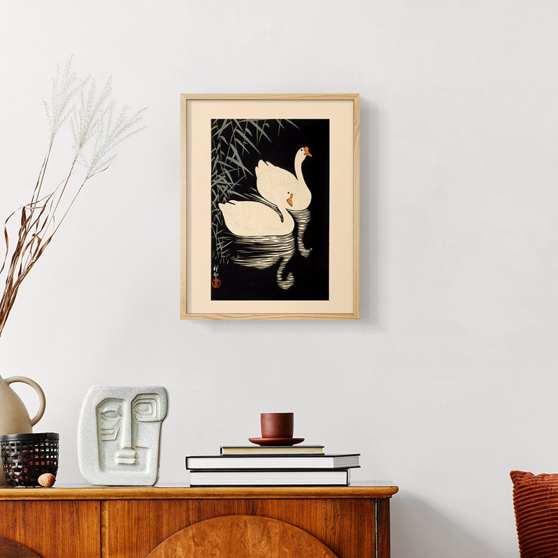 "Vintage Japon XVII" sur papier, Naturel, H 10 po x l 8 po